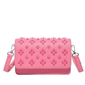 Pink Studded Women's Bag
